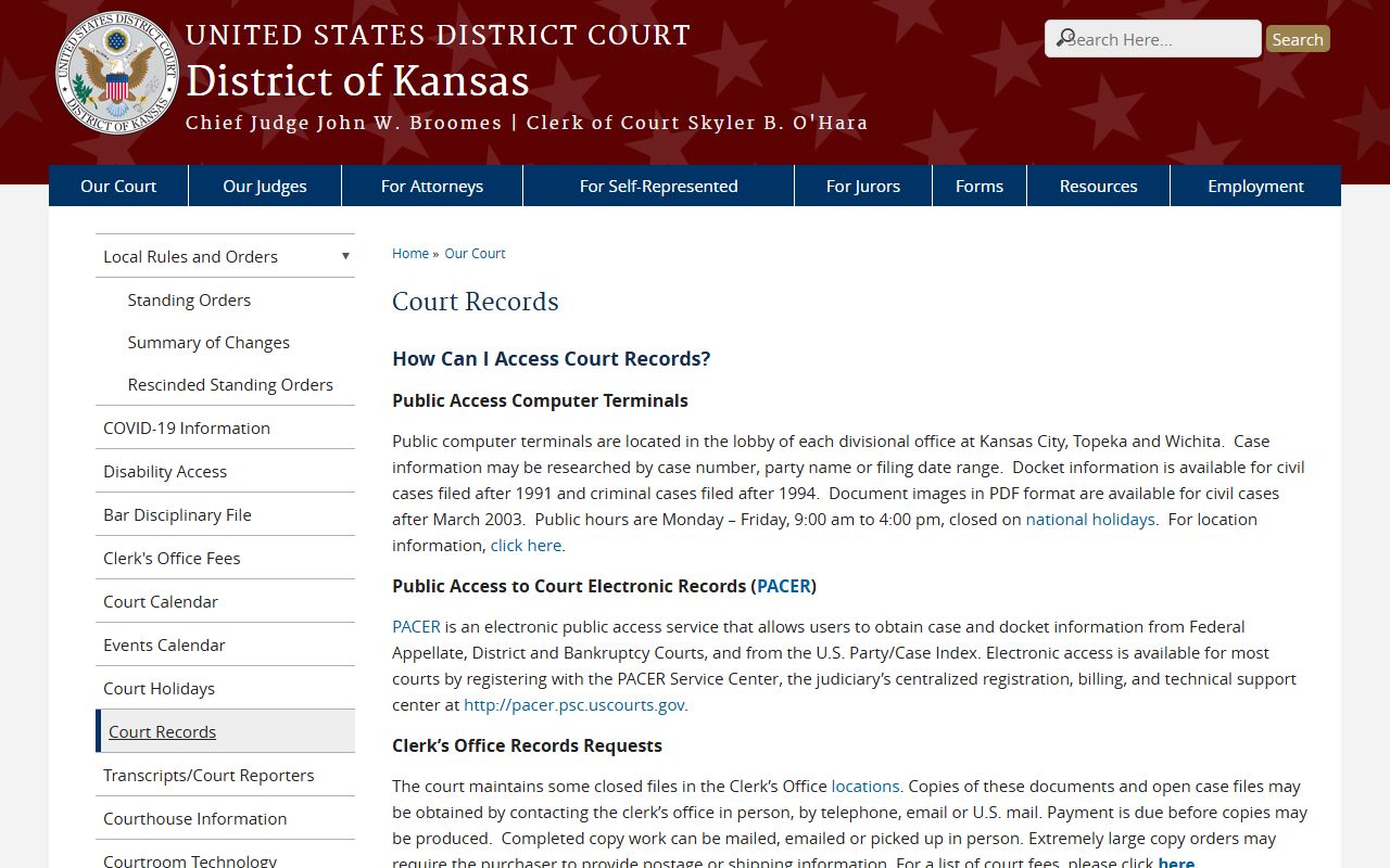 Hamilton County court records federal court records route