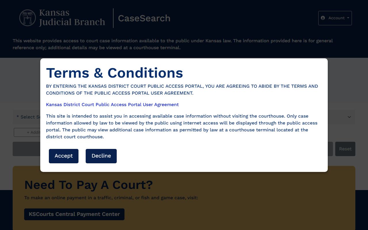 Hamilton County court records Kansas CaseSearch portal