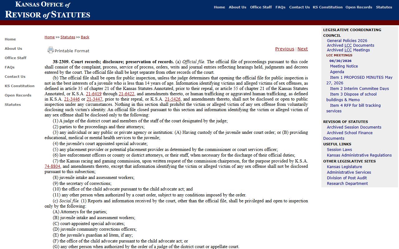 Hamilton County court records juvenile access statute