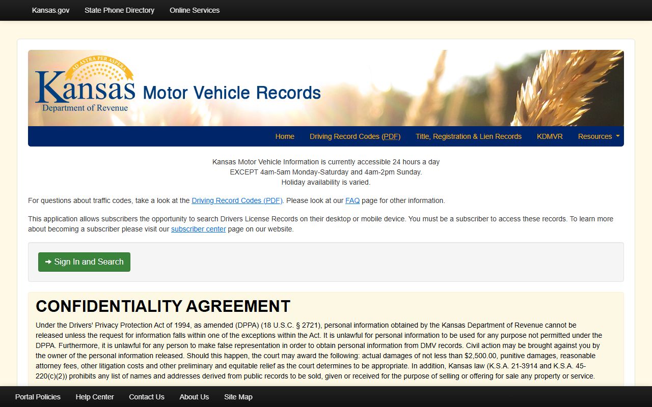 Hamilton County traffic court records Kansas motor vehicle records service